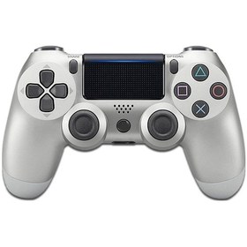 Resim Honmex Ps4 Ve Pc Uyumlu Kablolu Titreşimli Oyun Kolu - Ergonomik Tasarım, 2.2m Kablolu, Silver Gri 