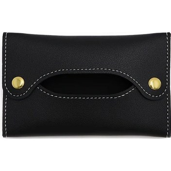 Dashanshop Siyah Mini Mendil Kutusu Araba İçi Saklama Çantası Kamp Barbekü Seyahat