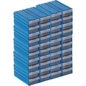 Resim Sembol 300 Plastik Çekmeceli Kutu 4,6X11,7X2,4 Cm (40 Çekmeceli) 