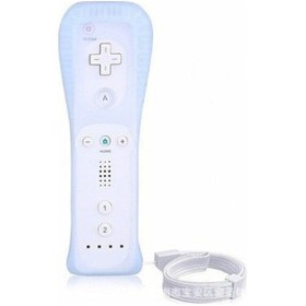 Resim Wii/wiiu İki Fonksiyonlu Sağ El Kumandasını Hızlandırıcı Dahil + Silikon Kılıf Beyaz 