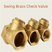 Resim Willowhaven Dn25 Pirinç Salmastra Swing Çek Valf - Atık Su Pompaları Ve Hava Kompresörleri İçin Geri Akış Önleyici 