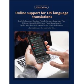 Resim Mena Rise Kameralı 140 Dilde Kablosuz Özellikli Translator Elektronik Çeviri Cihazı Türkçe Menü ( Lisinya ) 