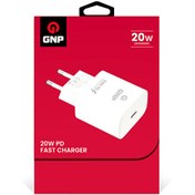 Resim 20W Type-C Beyaz Şarj Adaptörü Gnp