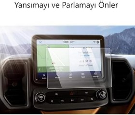 Resim Engo Ford Bronco Sport Mat Ekran Koruyucu 8 inç Multimedya Şeffaf 