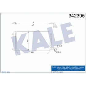 Resim Klima Kondenseri Polo Audi A1 A1 Sportback Seat Ibiza 5 Toledo 4 504645535 