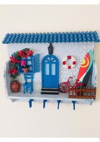 Resim Ev Anahtarlık Duvar Ahşap Anahtar Askısı Diğer 