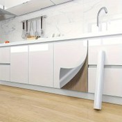 Resim Dolap ve Mobilya Yenileme için Kendinden Yapışkanlı Vinil Duvar Kağıdı - Dokulu Stil, Yağ ve Nem Dayanıklı, Küf Önleyici, Kolay Soyma ve Yapıştırma, Çıkarılabilir, Rastgele Eşleşen Desen, Mutfak Kapıları için İdeal 