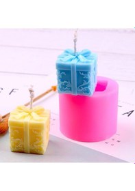 Resim Silikon Kalıp Hediye Kutusu Şekilli Mum Ve Sabun Kalıbı S107 
