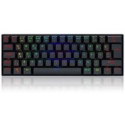 Resim REDRAGON K530 Draconıc Pro Q Tr 60% Kompakt Kablosuz-bluetooth 2.4g Swıtch Mekanik Klavye Siyah 