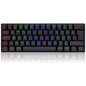 Resim REDRAGON K530 Draconıc Pro Q Tr 60% Kompakt Kablosuz-bluetooth 2.4g Swıtch Mekanik Klavye Siyah 