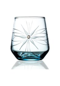 Resim Decocia Kazaan 6 Adet Mavi Kahve Yanı Su Bardağı Mira Desenli 