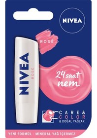 Resim Nivea Lip Bakımlı & Renkli Dudak Balmı 4.8 G Pembe 
