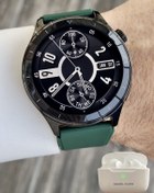 Resim Daniel Klein Yeşil Renk Silikon Kordon Akıllı Kol Saati Ve Bluetooth Kulaklık 
