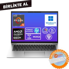Resim HP EliteBook 845 G9 AMD Ryzen 5 6600U 32 GB RAM 1 TB SSD 14" WUXGA W11 Pro - Kablosuz Klavye Mouse 5Z5P1EA 030 