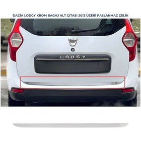 Resim Ebal Otomotiv Dacia Lodgy Krom Bagaj Alt Çıta 2012 Üzeri P.Çelik 
