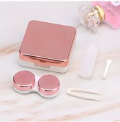 Resim Axhara Newyork Aynalı Lens Kutusu Seti 5 Parça Rose 