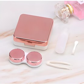 Resim Axhara Newyork Aynalı Lens Kutusu Seti 5 Parça Rose 