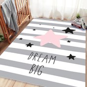Resim Missia Home Dream Big Pembe Yıldız Çocuk Halısı 
