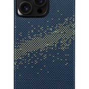 Resim Starpeak iPhone 15 Pro MagSafe Uyumlu Aramid Fiber Kılıf Milky Way Galaxy 