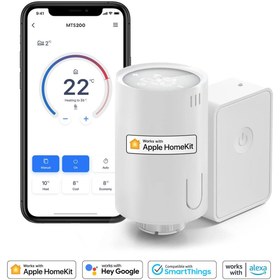 Resim Meross Wi-fi Uzaktan Kontrollü Akıllı Hub Ve Termostat Vanası 