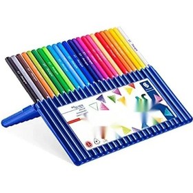 Resim Ergonomik Üçgen Kuru Boya Kalemi - 24'lü Set 103 Ivory 