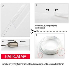 Resim Genel Markalar Araç Içi Atmosfer Ambiyans Led Neon Ip Led Rgb App Kontrollü 5 Parça 