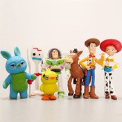 Resim 7 Adet Hikaye Buzz Lightyear, Woody ve Jesse Eylem Figürleri - Anime Fantezi Dünyası Karikatür Bebekleri, Çeşitli Sahnelerde Dekorasyon için Uygun, Hediyeler için İlk Tercih 
