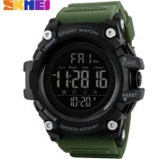 Resim Hanyang Yeşil Skmeı Geri Sayım Kronometre Spor Izle Erkek Saatler Üst Marka Lüks Erkekler Kol Saati Su Geçirmez LED Elektronik Dijital Erkek Izle (Yurt Dışından) 