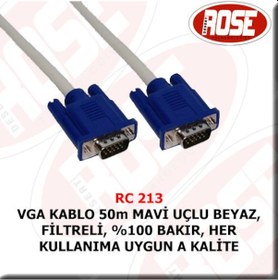 Resim Vga Vga Kablo 50 Metre 