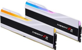 Resim GSKILL Trident Z5 RGB Beyaz DDR5-6400Mhz CL32 64GB (2x32GB) DUAL (32-39-39-102) 1,4V 