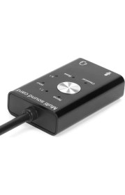 Resim Alfais 5259 7.1 Multi Çoklu Fonksiyonlu 3.5mm Kulaklık Mikrofon Type C USB Ses Kartı 