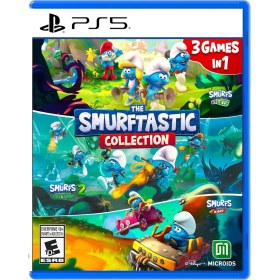 Resim Microids The Smurftastic Collection PS5 Macera Oyunları için Çoklu Dil Desteği ve Eğlenceli Deneyim 