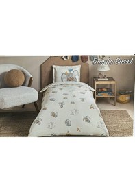 Resim Özdilek Disney Ranforce Bebek Nevresim Takımı Dumbo Sweet Bej Beyaz 