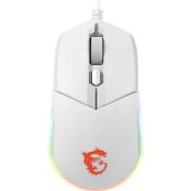 Resim Msı Gg Clutch GM11 Whıte Gamıng Mouse 5.000 Dpı Optık Sensor Rgb LED Mystıc Lıght Oyuncu Faresı Beyaz 