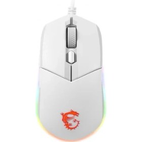 Resim Msı Gg Clutch GM11 Whıte Gamıng Mouse 5.000 Dpı Optık Sensor Rgb LED Mystıc Lıght Oyuncu Faresı Beyaz 