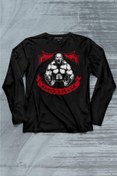 Resim Kendim Seçtim Brock Lesnar Logo Wwe Ufc Amerikan Güreşi Spor Uzun Kollu Tişört Baskılı T-shirt 