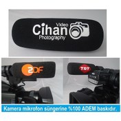 Resim Logo Baskılı Sony Nx100. Nx200 Kamera Mikrofon Süngeri 