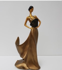 Resim Kız Dekor Şaraplık Şişelik Yelpazeli 