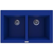 Resim Polex Cristal Lux Granit Eviye P2 x ln Mavi 