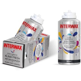 Resim İnterwax INTERWAX KLİMA FRESH - TEMİZLEYİCİ KLİMA BOMBASI - ODOR ELIMINATOR 150 ML 