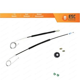 Resim Volvo C70 MK1 872 1996-2002 Coupe İçin Sol Cam Kriko Tamir Seti 
