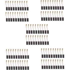 Resim Waige Karbon Fırça 100 Adet Değiştirilebilir Büyük Iletken Karbon Fırça Elektrik Motoru Matkap Için 100 5816MM (Yurt Dışından) 