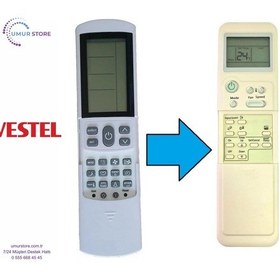 Resim Vestel Uyumlu İnverter Klima Kumandası 