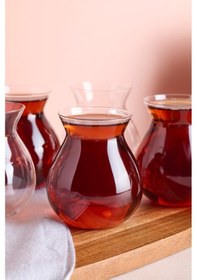 Resim Perotti Üsküdar 6lı Çay Bardağı Seti 200ml 40194 Şeffaf 