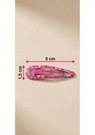 Resim Claire's 6'lı Desenli Çıt Çıt Toka Çok Renkli 