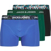 Resim JACWEST SOLID TRUNKS 3 PA Siyah Erkek Boxer Jack & Jones