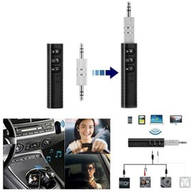 Resim pazariz Bluetooth Araç Kiti Aux Transmitter Kablosuz Mikrofonlu Bt Wirel 