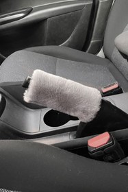 Resim habaca Yumuşak Peluş El Freni Süsü Gri 
