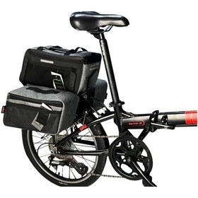 Resim Procycle Katlanır Bisiklet Termal Çanta Heybe Seti 3lü Gri 