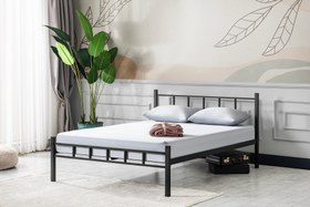 Resim EVGER METAL KARYOLA, K90, SİYAH, 160X200 